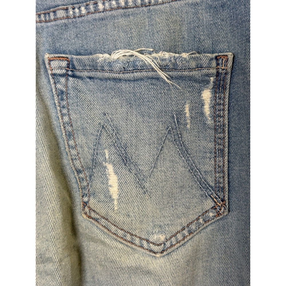 Mother Superior TomCat Quite Contrary Ankle Jeans 27 Quiet Luxury Distressed - Picture 6 of 10